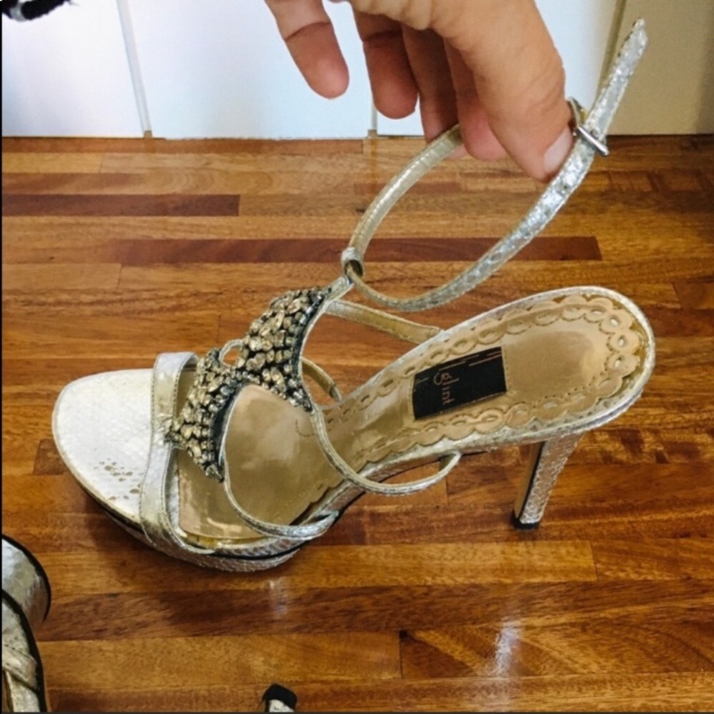 Glint Rhinestone Heels GUC